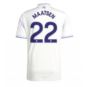 Aston Villa Ian Maatsen #22 Tredjetrøje 2025-26 Kortærmet